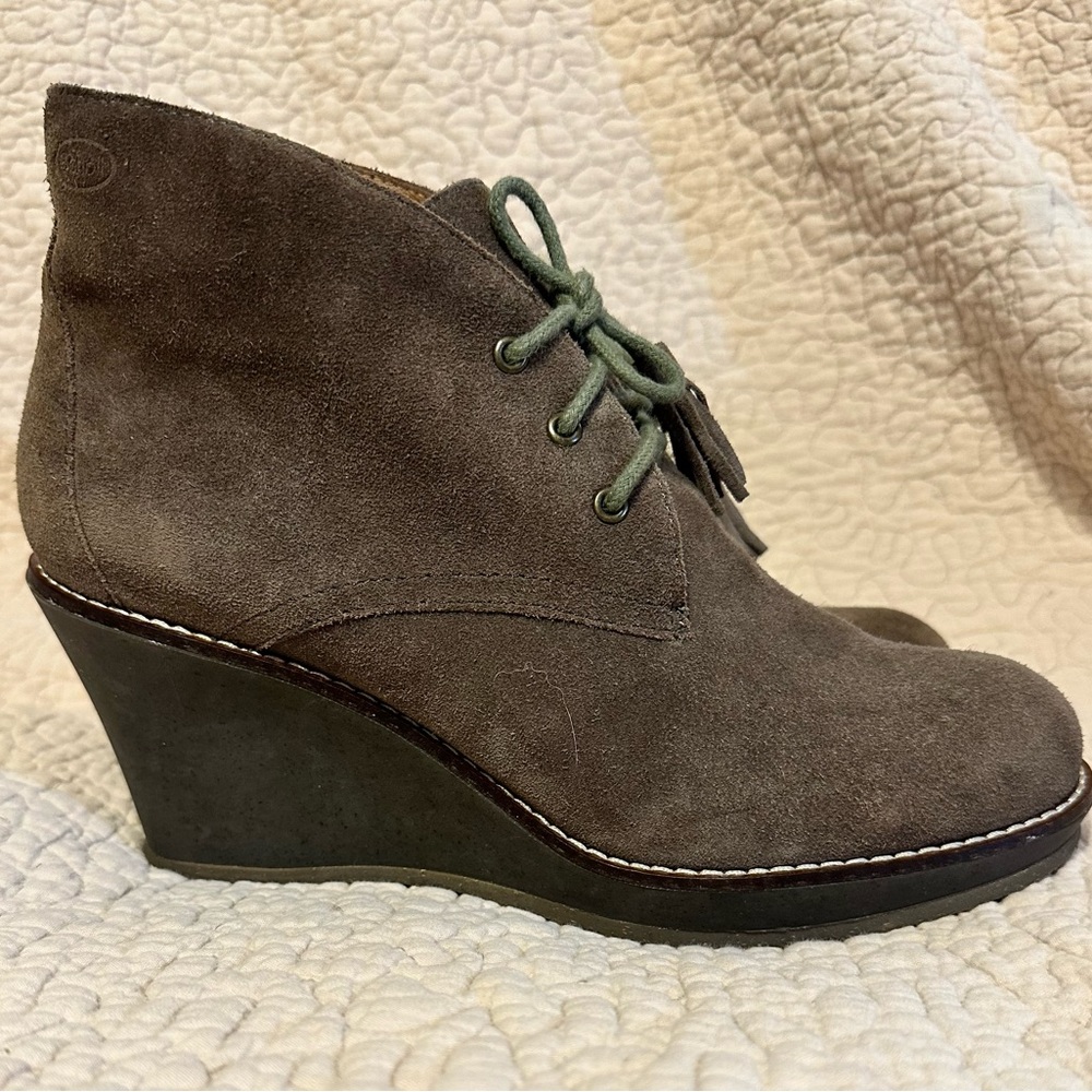 Dr. Scholl’s Dakota Wedge Lace Up Booties